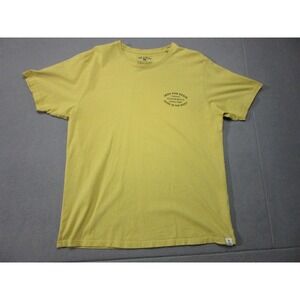 Iron and Resin Shirt Mens XL Yellow Organic Cotton Made In The West Graphic